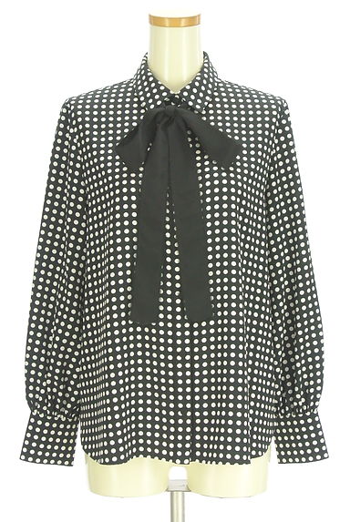 クリックで大画像表示 ANAYI(アナイ)の古着「リボン付きドット柄ブラウス(ブラウス)」大画像1へ