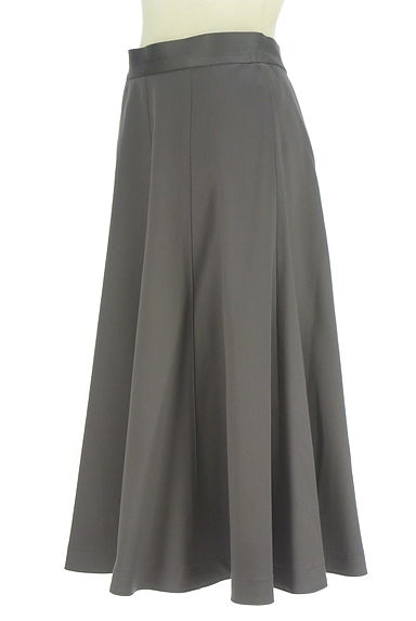 クリックで大画像表示 ANAYI(アナイ)の古着「艶グレーウールロングスカート(ロングスカート・マキシスカート)」大画像3へ