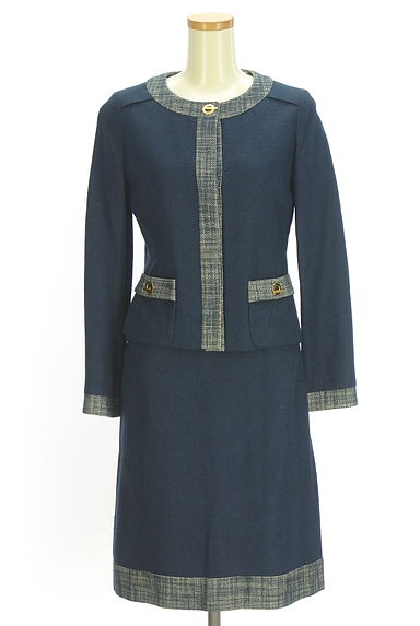 KEITH（キース）の古着「ノーカラージャケット×スカート セットアップ（セットアップ（ジャケット＋スカート））」大画像１へ