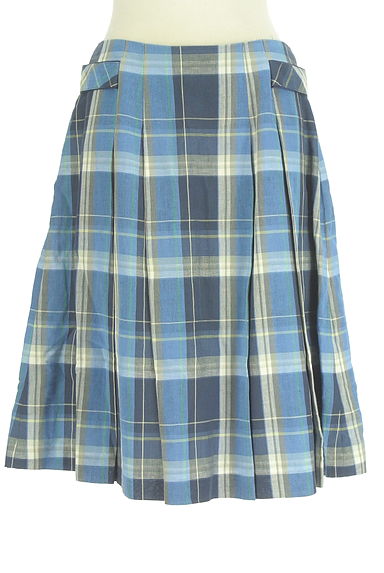 KEITH（キース）の古着「ミディ丈チェック柄ボックスプリーツスカート（スカート）」大画像１へ