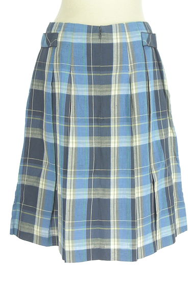 KEITH（キース）の古着「ミディ丈チェック柄ボックスプリーツスカート（スカート）」大画像２へ