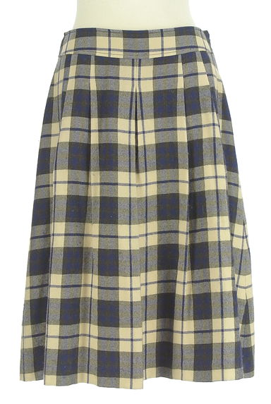 クリックで大画像表示 KEITH(キース)の古着「ウールチェック柄フレアスカート(スカート)」大画像1へ