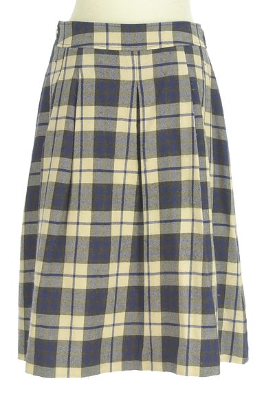 クリックで大画像表示 KEITH(キース)の古着「ウールチェック柄フレアスカート(スカート)」大画像2へ