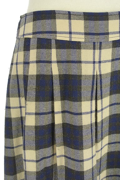 クリックで大画像表示 KEITH(キース)の古着「ウールチェック柄フレアスカート(スカート)」大画像4へ