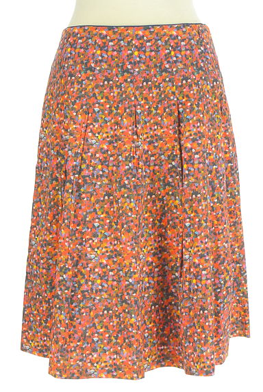 クリックで大画像表示 KEITH(キース)の古着「総柄タックフレアスカート(ロングスカート・マキシスカート)」大画像1へ