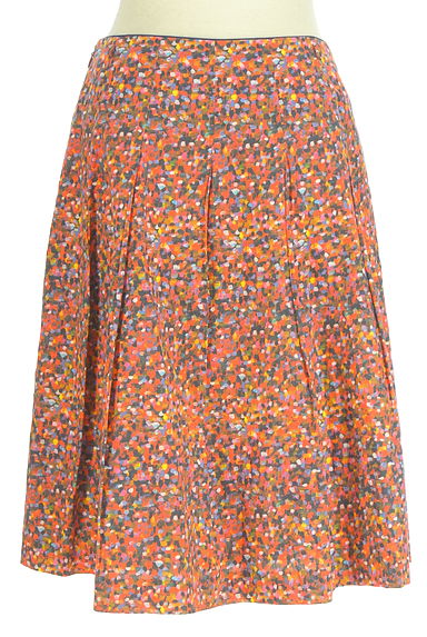 クリックで大画像表示 KEITH(キース)の古着「総柄タックフレアスカート(ロングスカート・マキシスカート)」大画像2へ