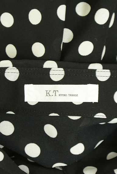 クリックで大画像表示 COMME CA(コムサ)の古着「KT KIYOKO TAKASE タイ付きドットブラウス(ブラウス)」大画像6へ
