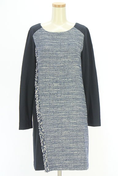 VICKY（ビッキー）の古着「ツイード切替ワンピース（ワンピース・チュニック）」大画像１へ