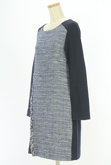 VICKY（ビッキー）の古着「ツイード切替ワンピース（ワンピース・チュニック）」大画像３へ