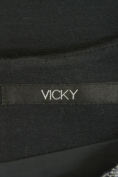 VICKY（ビッキー）の古着「ツイード切替ワンピース（ワンピース・チュニック）」大画像６へ