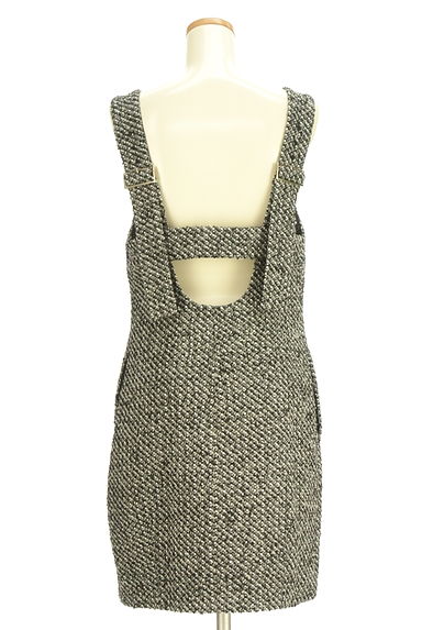 クリックで大画像表示 Mystrada(マイストラーダ)の古着「膝上丈ツイードジャンパースカート(キャミワンピース)」大画像2へ