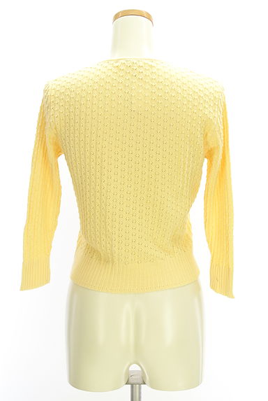 ef-de（エフデ）の古着「刺繍フリル透かし編みニットカーディガン（カーディガン・ボレロ）」大画像２へ