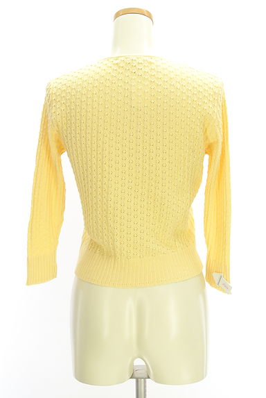 ef-de（エフデ）の古着「刺繍フリル透かし編みニットカーディガン（カーディガン・ボレロ）」大画像４へ