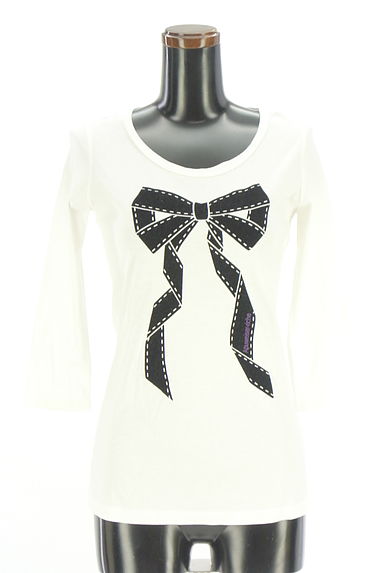 Apuweiser riche（アプワイザーリッシェ）の古着「フロッキープリントりぼんロンT（Ｔシャツ）」大画像１へ