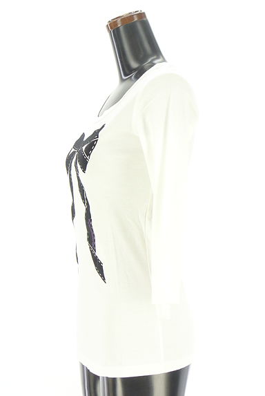 Apuweiser riche（アプワイザーリッシェ）の古着「フロッキープリントりぼんロンT（Ｔシャツ）」大画像３へ