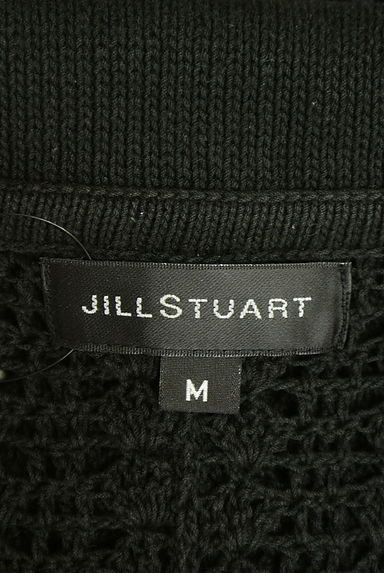 JILLSTUART（ジルスチュアート）の古着「8分袖透かし編みクロップドカーディガン（カーディガン・ボレロ）」大画像６へ