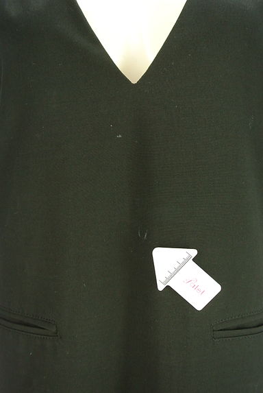 NATURAL BEAUTY BASIC（ナチュラルビューティベーシック）の古着「膝上丈ボックスジャンパースカート（ワンピース・チュニック）」大画像５へ