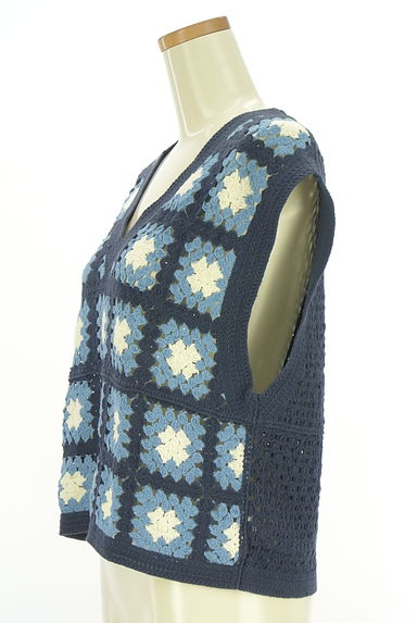 niko and...（ニコ アンド）の古着「ワイドニットベスト（ベスト・ジレ）」大画像３へ