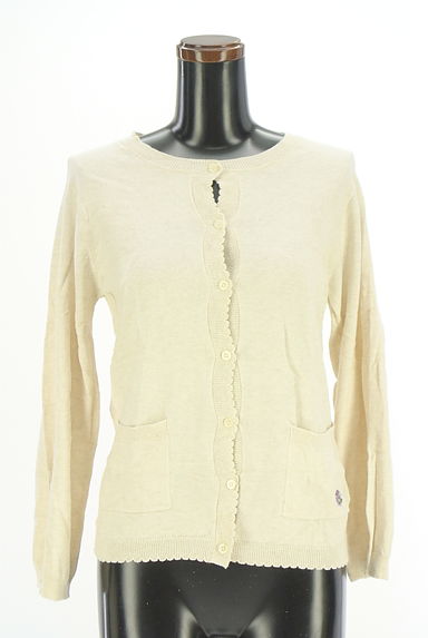 Samansa Mos2（サマンサモスモス）の古着「ポケット花刺繍ニットカーディガン（カーディガン・ボレロ）」大画像１へ