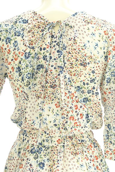 Samansa Mos2（サマンサモスモス）の古着「背中カシュクールロングフレアワンピース（ワンピース・チュニック）」大画像４へ