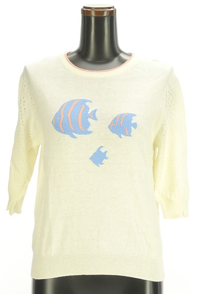 Samansa Mos2（サマンサモスモス）の古着「ehka sopo　透かしパフスリニット（ニット）」大画像１へ