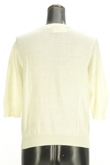 Samansa Mos2（サマンサモスモス）の古着「ehka sopo　透かしパフスリニット（ニット）」大画像２へ