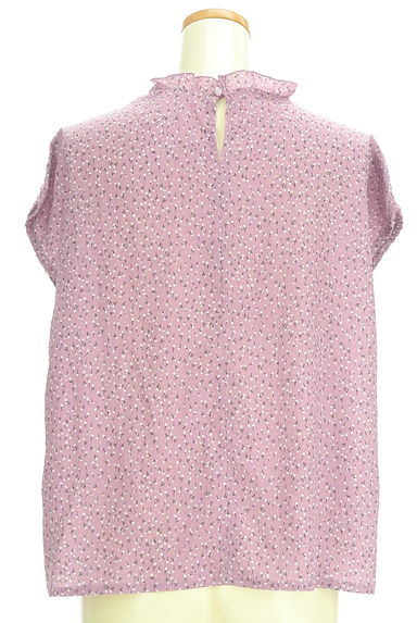 Samansa Mos2（サマンサモスモス）の古着「小花柄シャーリングブラウス（カットソー・プルオーバー）」大画像２へ