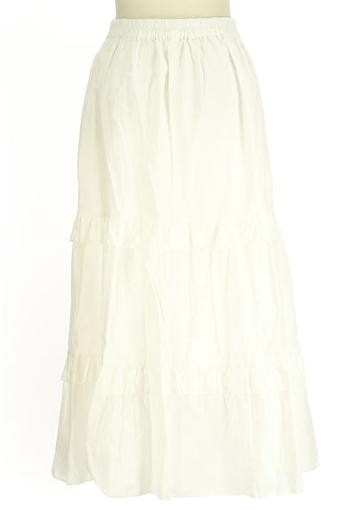 Samansa Mos2（サマンサモスモス）の古着「ehka sopo コットンティアードスカート（ロングスカート・マキシスカート）」大画像２へ