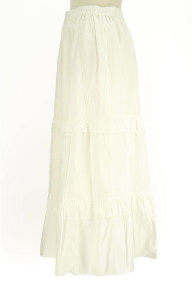 Samansa Mos2（サマンサモスモス）の古着「ehka sopo コットンティアードスカート（ロングスカート・マキシスカート）」大画像３へ