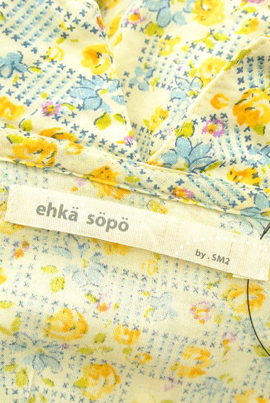 Samansa Mos2（サマンサモスモス）の古着「ehka sopo 花柄膝上シャツワンピース（ワンピース・チュニック）」大画像６へ