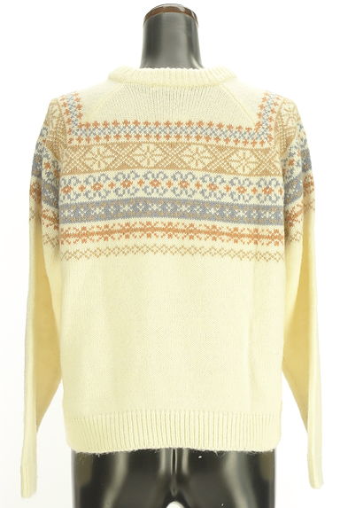 Samansa Mos2（サマンサモスモス）の古着「ノルディック柄ラグランニット（セーター）」大画像２へ