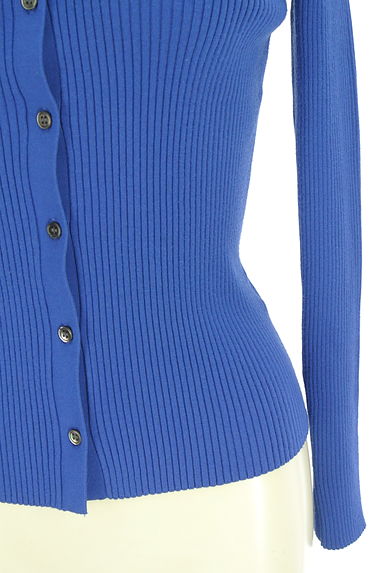 クリックで大画像表示 BLACK BY MOUSSY(ブラックバイマウジー)の古着「blkby ストレッチリブニットカーディガン(カーディガン・ボレロ)」大画像5へ