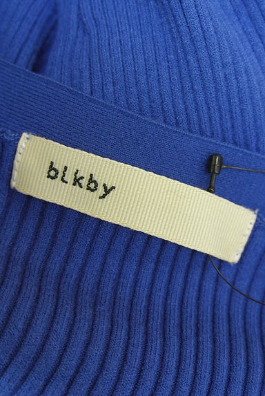 クリックで大画像表示 BLACK BY MOUSSY(ブラックバイマウジー)の古着「blkby ストレッチリブニットカーディガン(カーディガン・ボレロ)」大画像6へ