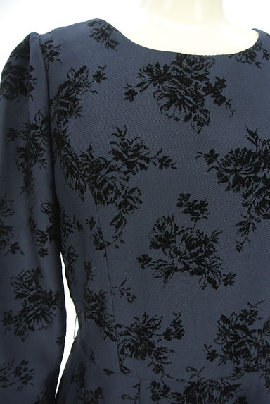 KarL Park Lane（カールパークレーン）の古着「フロッキー花柄ワンピース（ワンピース・チュニック）」大画像４へ