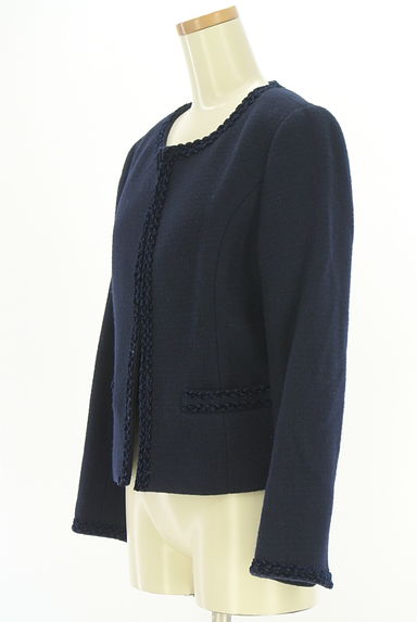 クリックで大画像表示 KarL Park Lane(カールパークレーン)の古着「ノーカラーウール混ジャケット(ジャケット)」大画像3へ