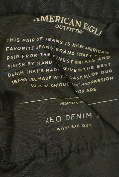 AMERICAN EAGLE（アメリカンイーグル）の古着「ブラックデニムスキニーパンツ（デニムパンツ）」大画像６へ