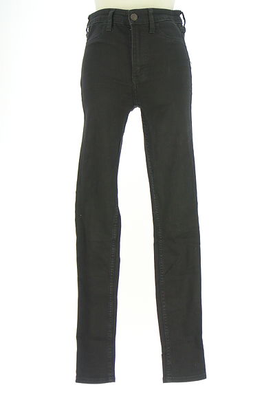 クリックで大画像表示 Hollister Co.(ホリスター)の古着「ブラックデニムスキニーパンツ(デニムパンツ)」大画像1へ