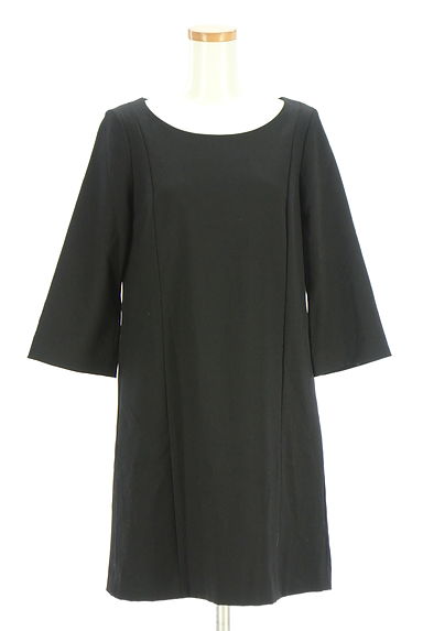 クリックで大画像表示 SLOBE IENA(スローブイエナ)の古着「バックリボン膝上ボックスワンピース(ワンピース・チュニック)」大画像1へ