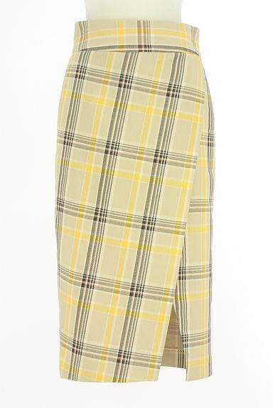 ROPE（ロペ）の古着「ラップ風ミモレタイトスカート（ロングスカート・マキシスカート）」大画像１へ