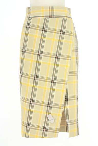 ROPE（ロペ）の古着「ラップ風ミモレタイトスカート（ロングスカート・マキシスカート）」大画像４へ