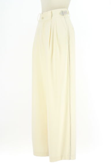 JEANASiS（ジーナシス）の古着「ラメパイピングタックワイドパンツ（パンツ）」大画像４へ