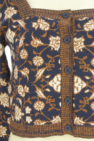 EVRIS（エヴリス）の古着「スクエアネックニットカーディガン（カーディガン・ボレロ）」大画像４へ