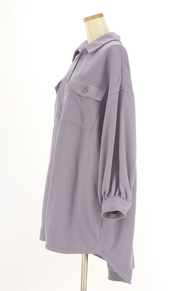 Samansa Mos2（サマンサモスモス）の古着「ehka sopo オーバーサイズロングジャケット（コート）」大画像３へ