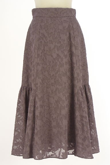 PROPORTION BODY DRESSING（プロポーションボディドレッシング）の古着「花柄シアーミモレスカート（ロングスカート・マキシスカート）」大画像１へ