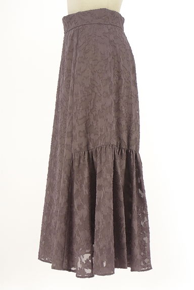 PROPORTION BODY DRESSING（プロポーションボディドレッシング）の古着「花柄シアーミモレスカート（ロングスカート・マキシスカート）」大画像３へ