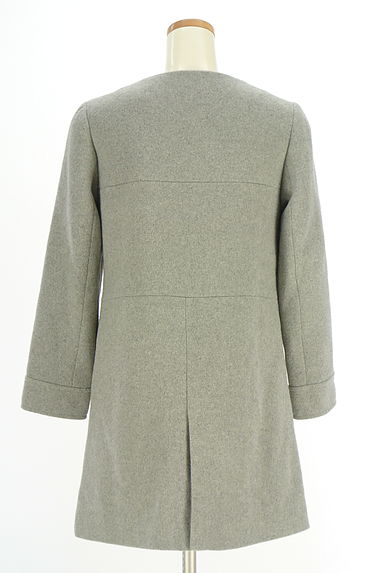 FREE'S MART（フリーズマート）の古着「ノーカラーウール混コート（コート）」大画像２へ