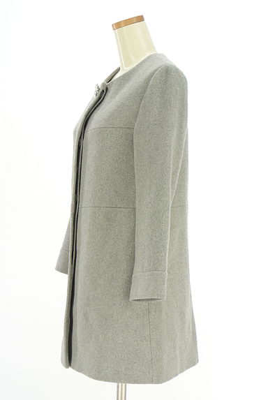 FREE'S MART（フリーズマート）の古着「ノーカラーウール混コート（コート）」大画像３へ