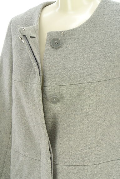 FREE'S MART（フリーズマート）の古着「ノーカラーウール混コート（コート）」大画像５へ