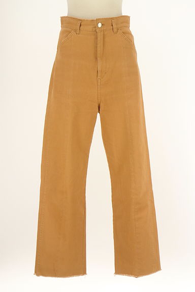 Kastane（カスタネ）の古着「バックレースアップストレートフリンジパンツ（デニムパンツ）」大画像１へ