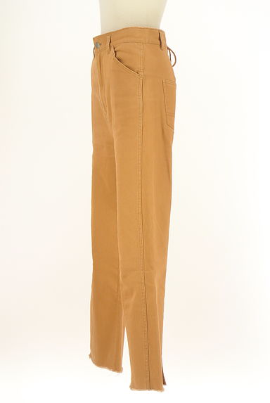 Kastane（カスタネ）の古着「バックレースアップストレートフリンジパンツ（デニムパンツ）」大画像３へ